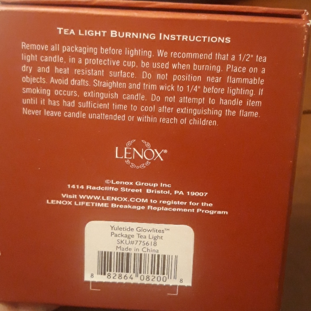Lenox Tea Light - Picture 2 of 3